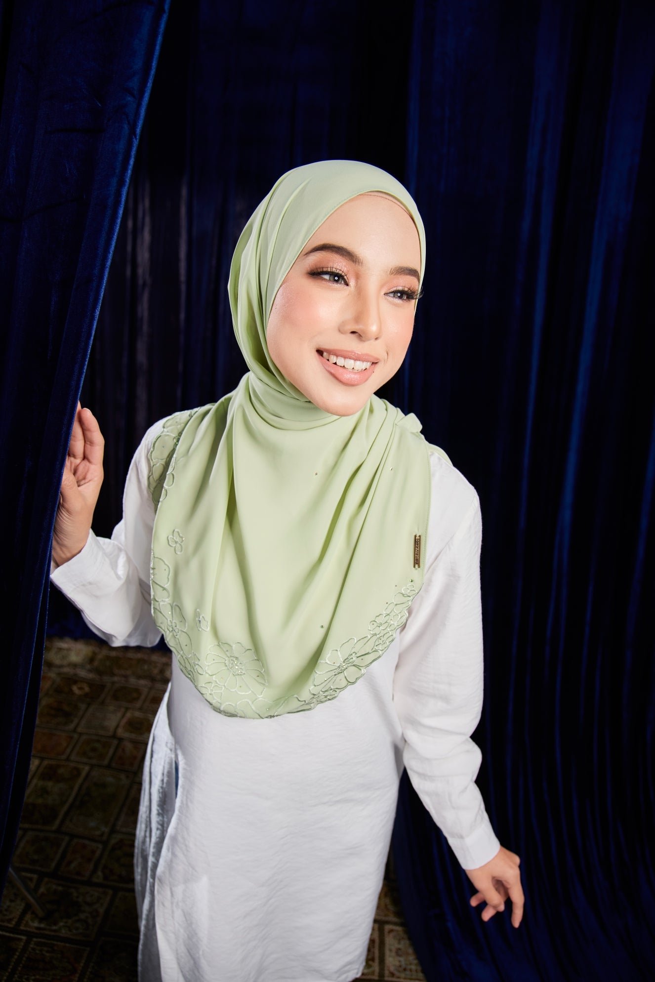 Shawl Sulam Plain 2