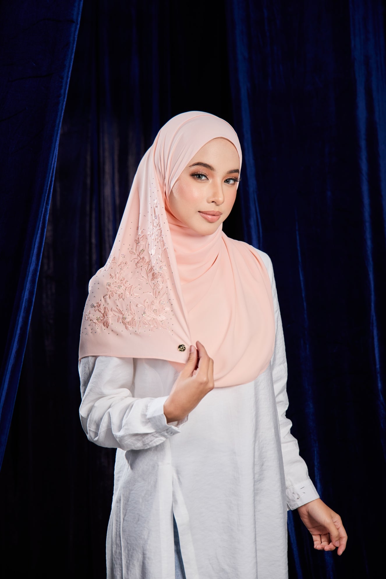 Shawl Heavy Chiffon with Sulam Exclusive 2